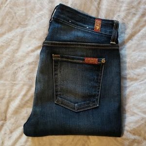 NWOT 7 For all mankind mid rise skinny jeans